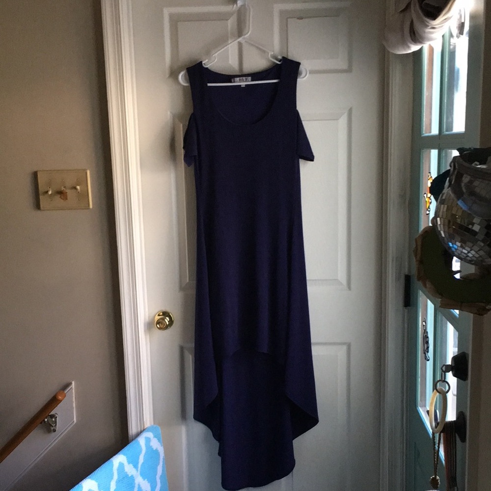 JLO Elegant Navy Blue Women's Dress